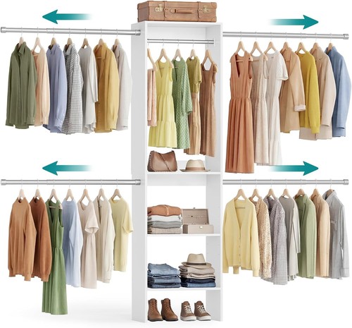 9ft closet organizer with - 4-9ft, 4